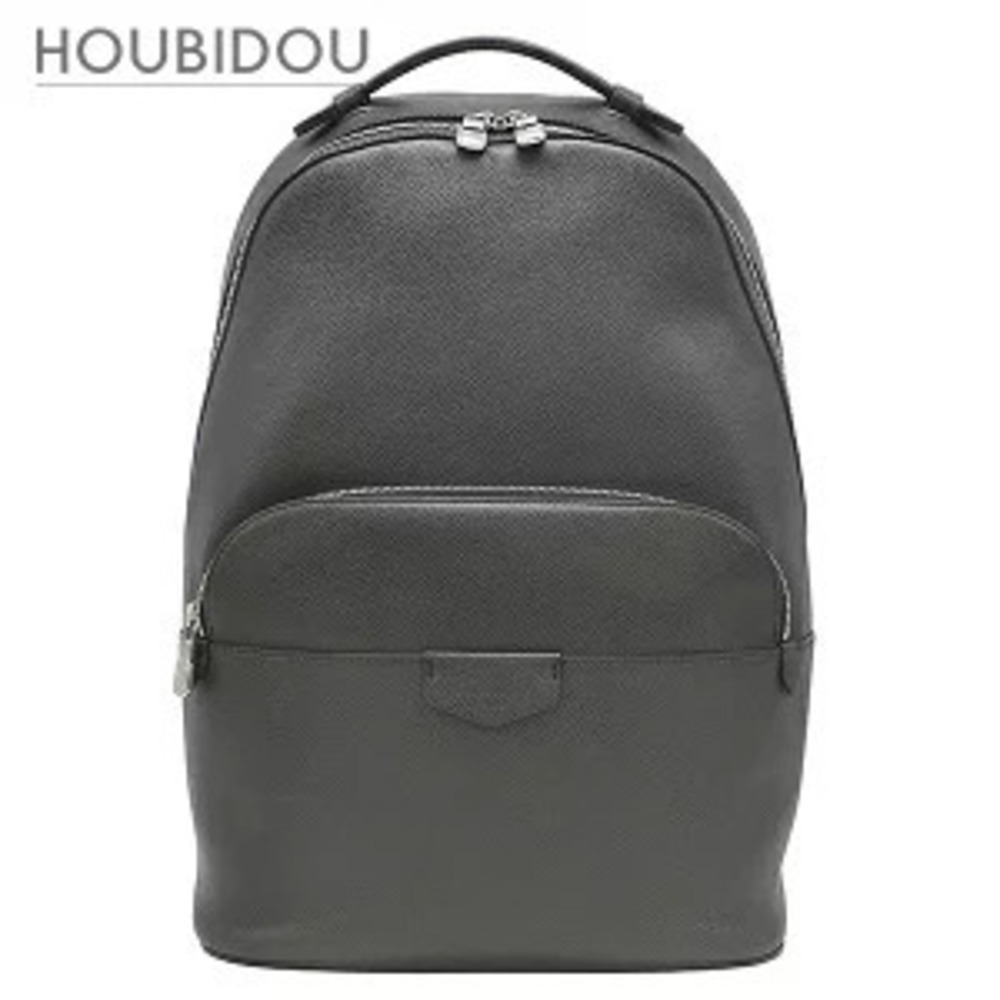 Louis Vuitton Anton Backpack Taiga leather Ardoise dark gray